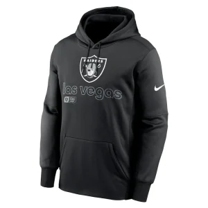 Las vegas raiders nike performance pullover hoodie Black M