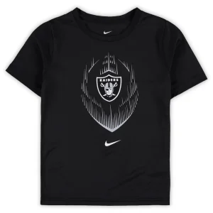 Las vegas raiders nike preschool legend icon performance t shirt Black
