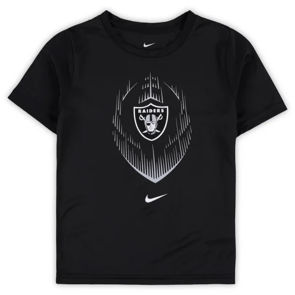 Las vegas raiders nike preschool legend icon performance t shirt Black