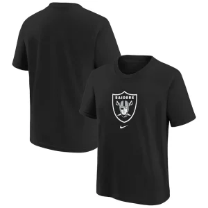 Las vegas raiders nike preschool team wordmark t shirt Black