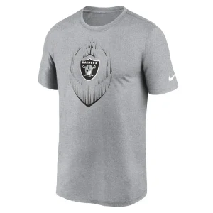 Las vegas raiders nike primetime legend icon performance t shirt Heather gray M