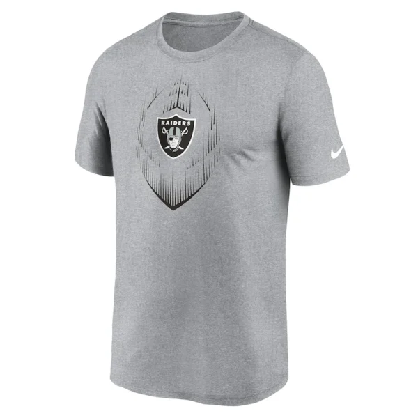 Las vegas raiders nike primetime legend icon performance t shirt Heather gray M