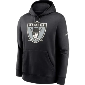 Las vegas raiders nike rewind club pullover hoodie Black M