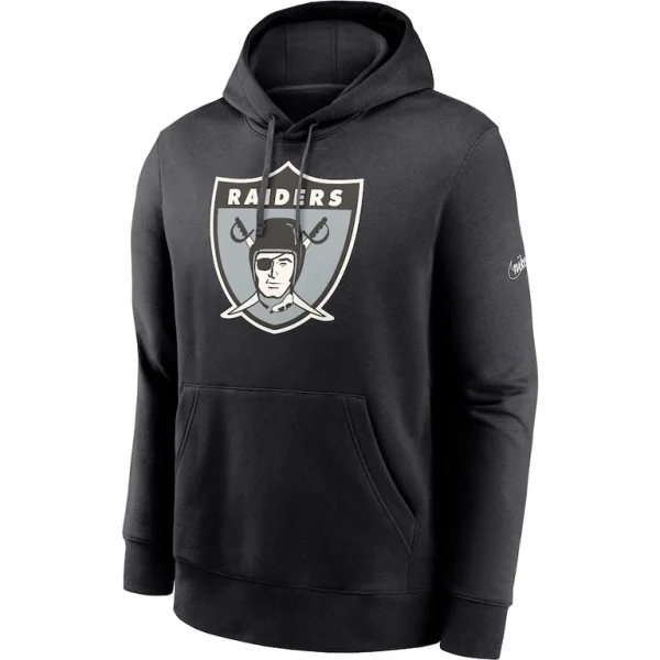 Las vegas raiders nike rewind club pullover hoodie Black M