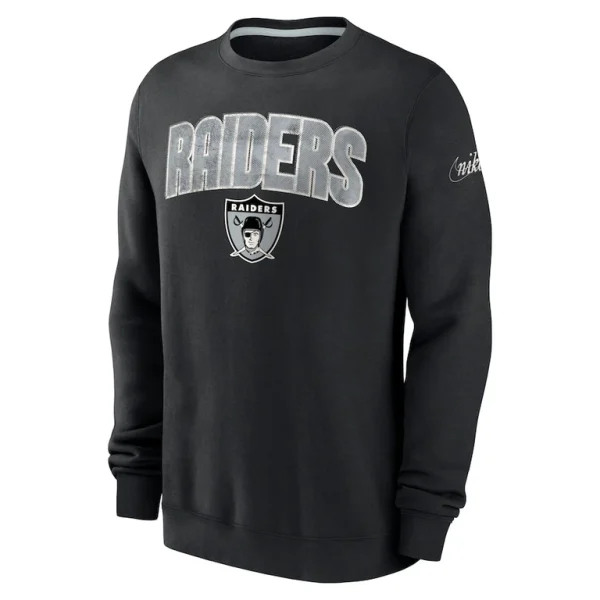 Las vegas raiders nike rewind club pullover sweatshirt Black M