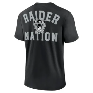 Las vegas raiders nike rewind slogan t shirt Black M