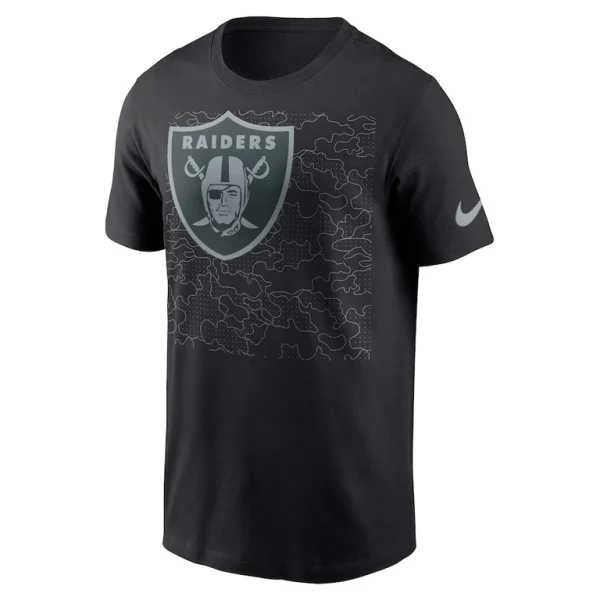 Las vegas raiders nike rflctv t shirt Black L