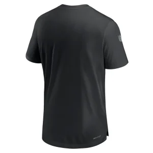 Las vegas raiders nike sideline coach performance t shirt Black L