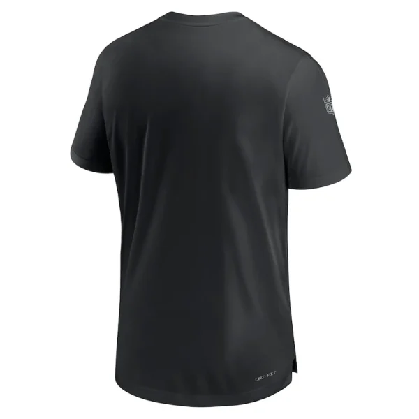 Las vegas raiders nike sideline coach performance t shirt Black L