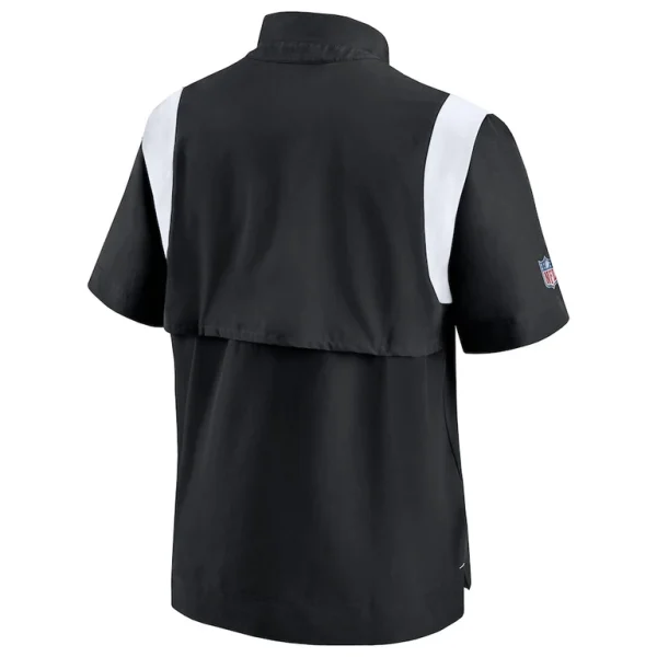 Las vegas raiders nike sideline coaches chevron lockup pullover top Black L