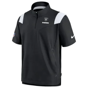 Las vegas raiders nike sideline coaches chevron lockup pullover top Black M