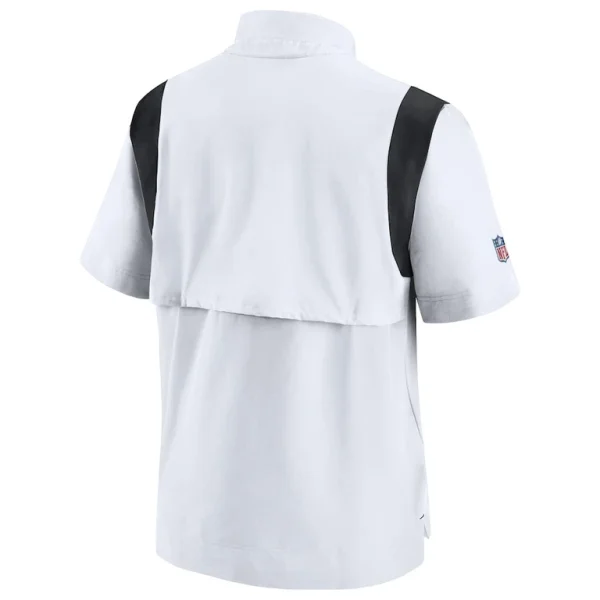 Las vegas raiders nike sideline coaches chevron lockup pullover top White L