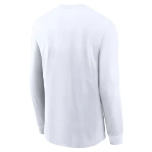 Las vegas raiders nike sideline infograph lock up performance long sleeve t shirt White M