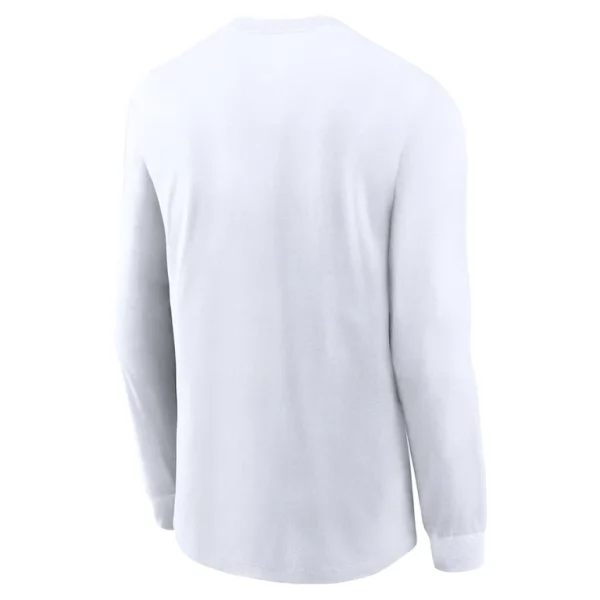 Las vegas raiders nike sideline infograph lock up performance long sleeve t shirt White M
