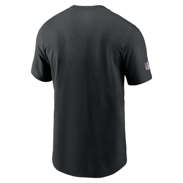 Las vegas raiders nike sideline infograph lockup performance t shirt Black M