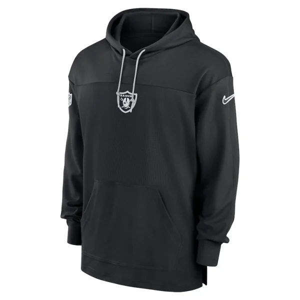 Las vegas raiders nike sideline jersey performance pullover hoodie Black M