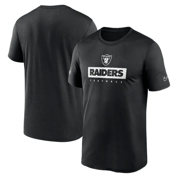 Las vegas raiders nike sideline legend performance t shirt Black