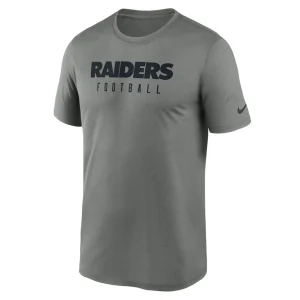 Las vegas raiders nike sideline legend performance t shirt Heather gray M