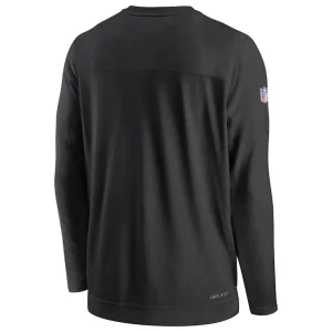 Las vegas raiders nike sideline lockup performance pullover sweatshirt Black L