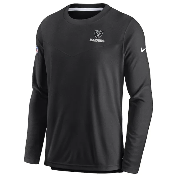 Las vegas raiders nike sideline lockup performance pullover sweatshirt Black M