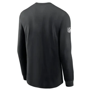 Las vegas raiders nike sideline performance long sleeve t shirt Black L