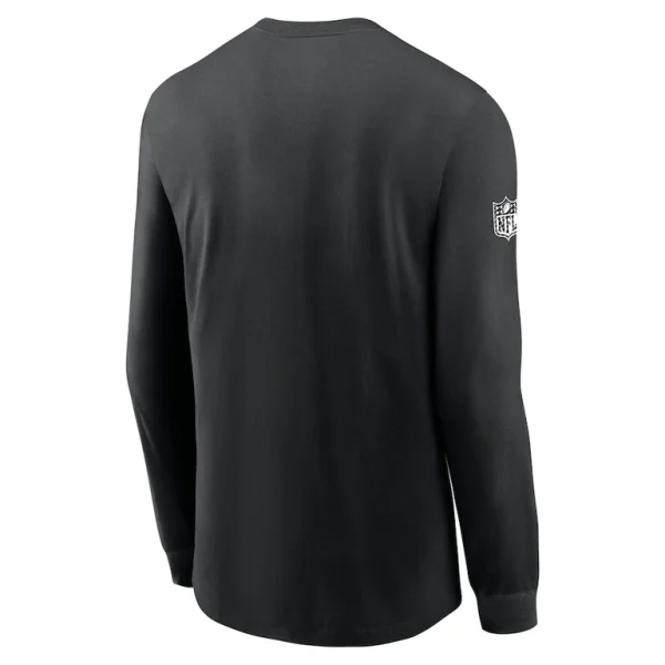 Las vegas raiders nike sideline performance long sleeve t shirt Black L