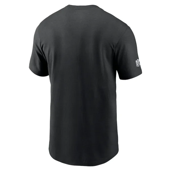 Las vegas raiders nike sideline performance t shirt Black L