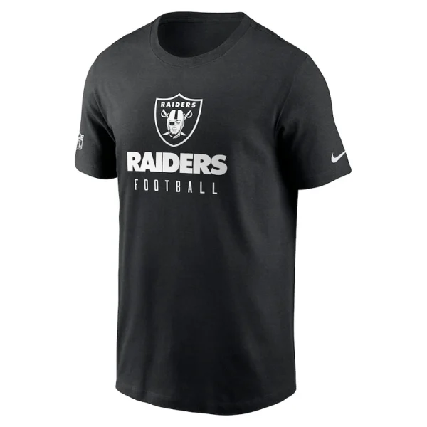 Las vegas raiders nike sideline performance t shirt Black M