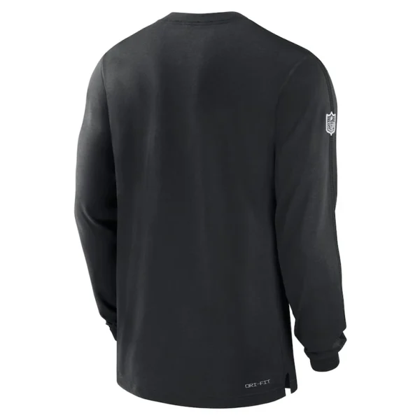 Las vegas raiders nike sideline player performance long sleeve t shirt Black L