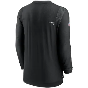 Las vegas raiders nike sideline player uv performance long sleeve t shirt Black L