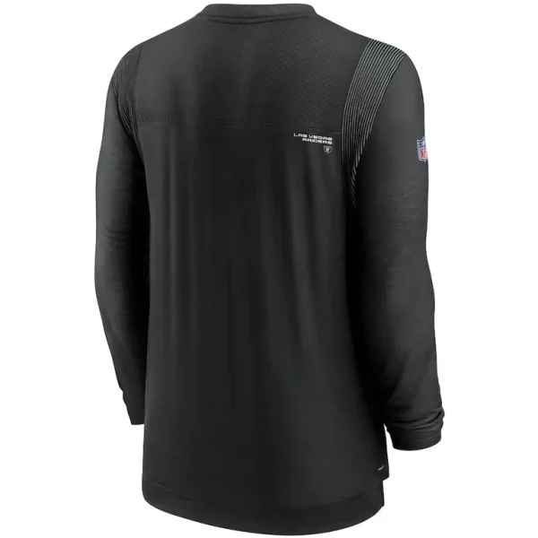 Las vegas raiders nike sideline player uv performance long sleeve t shirt Black L