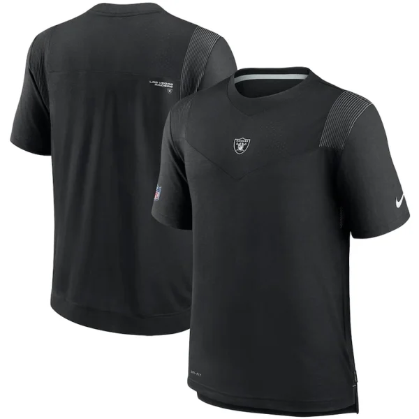 Las vegas raiders nike sideline player uv performance t shirt Black