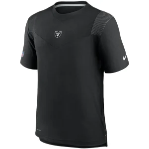 Las vegas raiders nike sideline player uv performance t shirt Black M