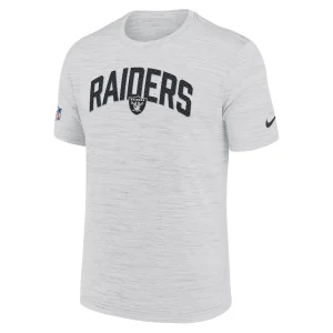 Las vegas raiders nike sideline velocity athletic stack performance t shirt White M