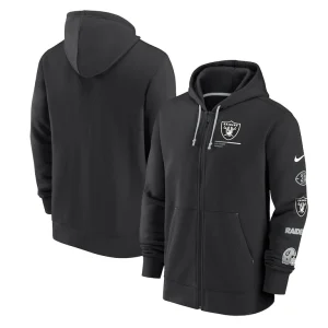 Las vegas raiders nike surrey full zip hoodie Black
