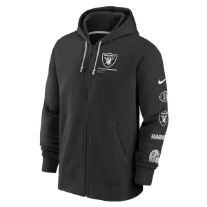 Las vegas raiders nike surrey full zip hoodie Black M