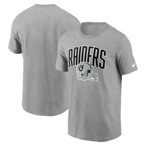 Las vegas raiders nike team athletic t shirt Heathered gray