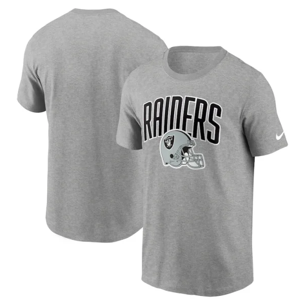 Las vegas raiders nike team athletic t shirt Heathered gray