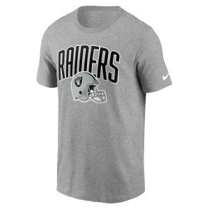Las vegas raiders nike team athletic t shirt Heathered gray M