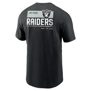 Las vegas raiders nike team incline t shirt Black L