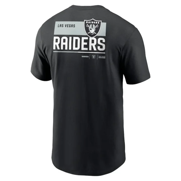 Las vegas raiders nike team incline t shirt Black L