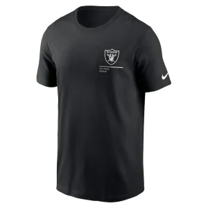 Las vegas raiders nike team incline t shirt Black M