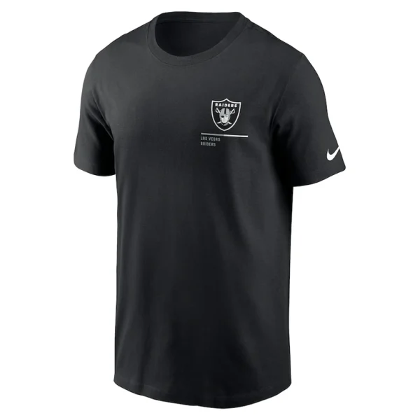 Las vegas raiders nike team incline t shirt Black M