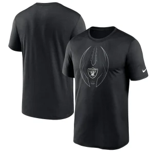 Las vegas raiders nike team legend icon performance t shirt Black