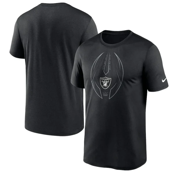 Las vegas raiders nike team legend icon performance t shirt Black