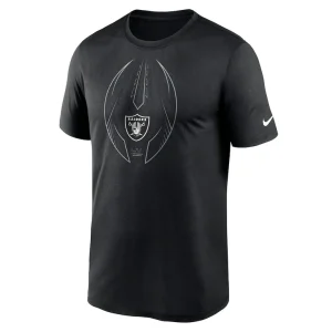 Las vegas raiders nike team legend icon performance t shirt Black M