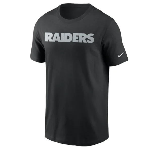 Las vegas raiders nike team wordmark t shirt Black M