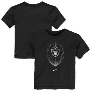 Las vegas raiders nike toddler legend icon performance t shirt Black