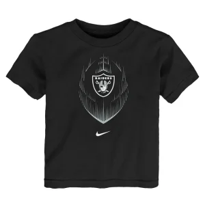 Las vegas raiders nike toddler legend icon performance t shirt Black 3T
