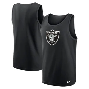 Las vegas raiders nike tri blend tank top Black